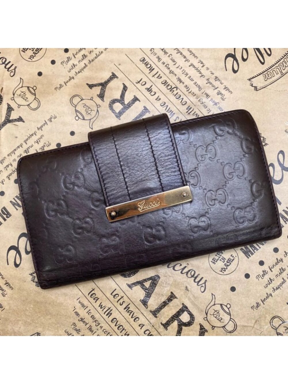 Gucci Wallet 2 GG Leather - Picture 3 of 15